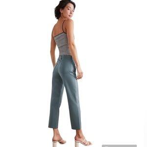 WILFRED THE MELINA GRAY VEGAN LEATHER PANTS 2